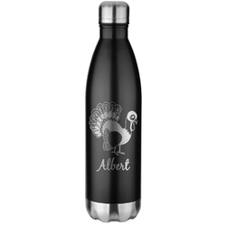 Old Fashioned Thanksgiving Water Bottle - 26 oz. Stainless Steel - Laser Engraved (Personalized)