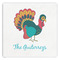 Old Fashioned Thanksgiving Paper Dinner Napkin - Front View