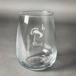 Old Fashioned Thanksgiving Stemless Wine Glass - Engraved (Personalized)