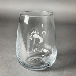 Old Fashioned Thanksgiving Stemless Wine Glass - Engraved (Personalized)