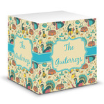 Old Fashioned Thanksgiving Sticky Note Cube (Personalized)