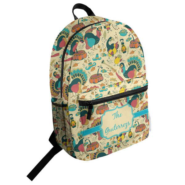 Custom Old Fashioned Thanksgiving Student Backpack (Personalized)