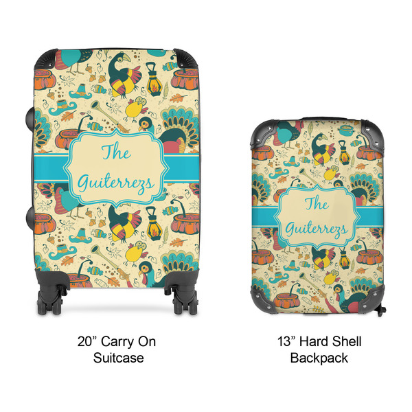 Old Fashioned Thanksgiving Suitcase Set 4 - APPROVAL