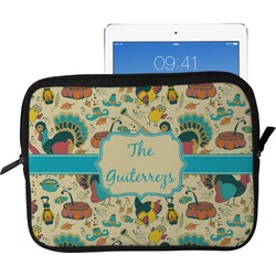Old Fashioned Thanksgiving Tablet Case / Sleeve - Large (Personalized)