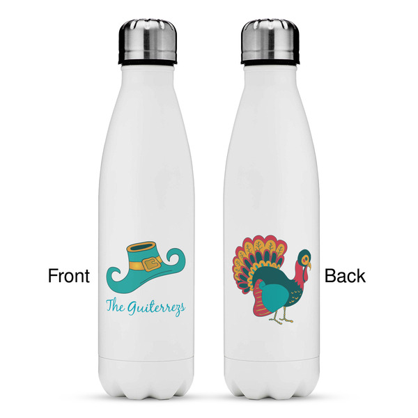 Old Fashioned Thanksgiving Tapered Water Bottle - Apvl 17oz.