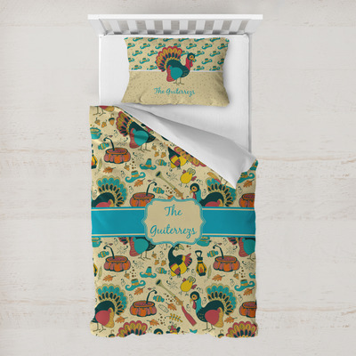 Old Fashioned Thanksgiving Toddler Bedding w/ Name or Text