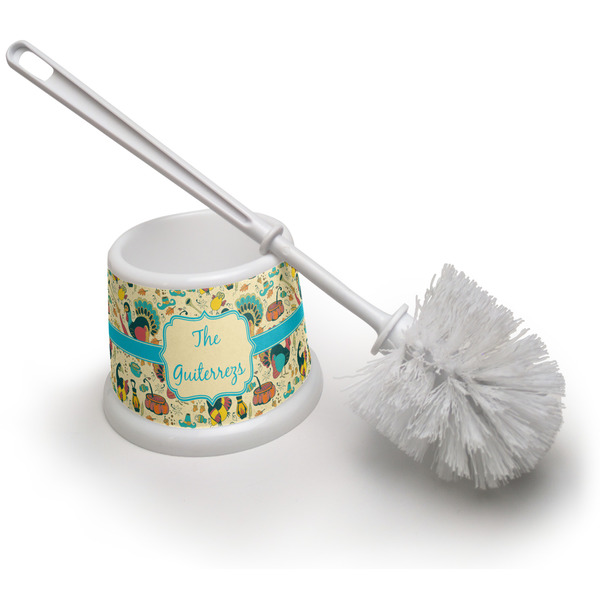 Custom Old Fashioned Thanksgiving Toilet Brush (Personalized)