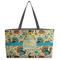 Old Fashioned Thanksgiving Tote w/Black Handles - Front View
