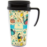 Old Fashioned Thanksgiving Acrylic Travel Mug with Handle (Personalized)