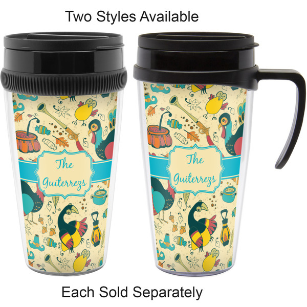 Old Fashioned Thanksgiving Travel Mugs - with & without Handle