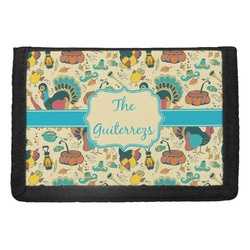Old Fashioned Thanksgiving Trifold Wallet (Personalized)