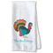 Old Fashioned Thanksgiving Kitchen Towel - Waffle Weave - Partial Print (Personalized)