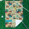 Old Fashioned Thanksgiving Waffle Weave Golf Towel - In Context