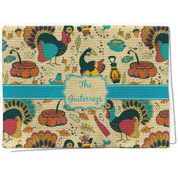 Old Fashioned Thanksgiving Kitchen Towel - Waffle Weave (Personalized)