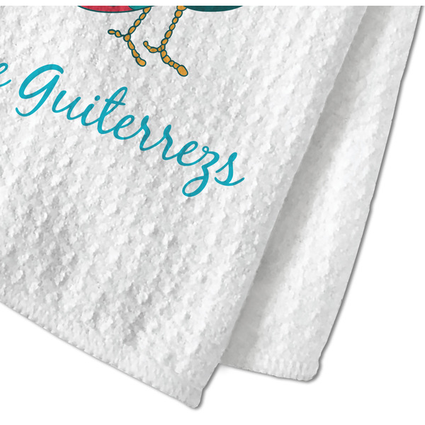 Old Fashioned Thanksgiving Waffle Weave Towel - Closeup of Material Image