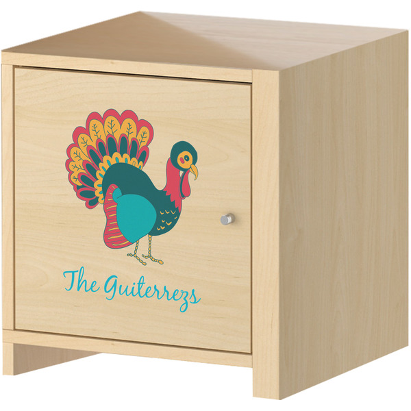 Old Fashioned Thanksgiving Wall Graphic on Wooden Cabinet