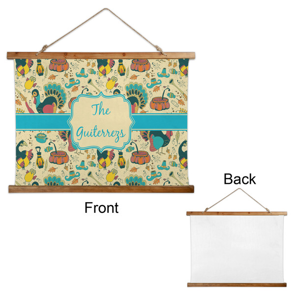 Old Fashioned Thanksgiving Wall Hanging Tapestry - Landscape - APPROVAL