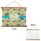 Old Fashioned Thanksgiving Wall Hanging Tapestry - Landscape - APPROVAL