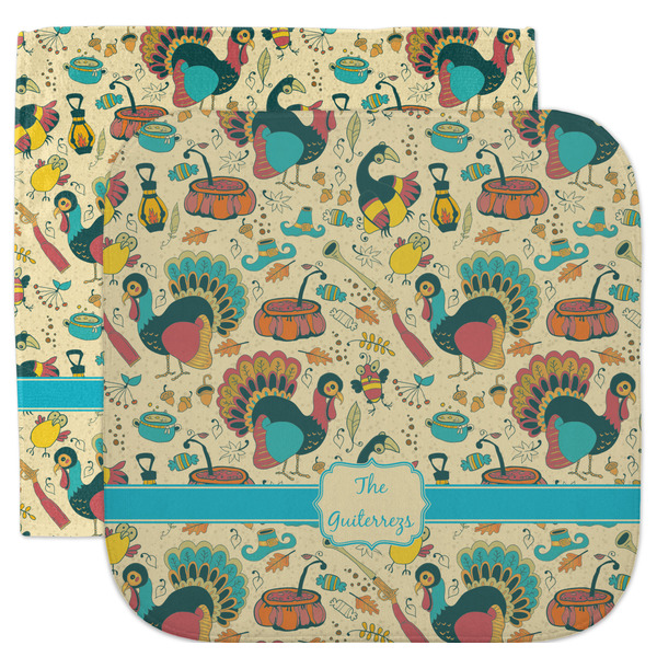 Custom Old Fashioned Thanksgiving Facecloth / Wash Cloth (Personalized)