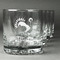 Old Fashioned Thanksgiving Whiskey Glasses Set of 4 - Engraved Front