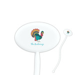 Old Fashioned Thanksgiving Oval Plastic Stir Sticks (Personalized)