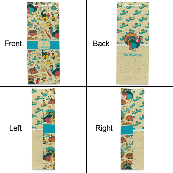 Old Fashioned Thanksgiving Wine Gift Bag - Gloss - Approval