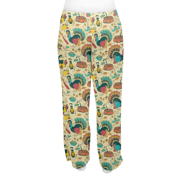 Old Fashioned Thanksgiving Women's Pj on model - Back