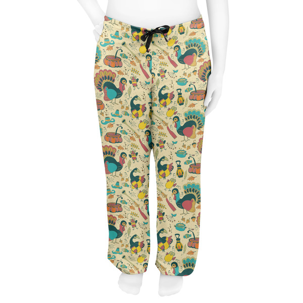 Old Fashioned Thanksgiving Women's Pj on model - Front