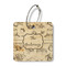 Old Fashioned Thanksgiving Wood Luggage Tags - Square - Front/Main