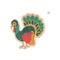 Old Fashioned Thanksgiving Wooden Sticker - Main