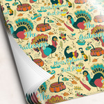Old Fashioned Thanksgiving Wrapping Paper Sheets (Personalized)