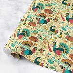 Old Fashioned Thanksgiving Wrapping Paper Roll - Medium (Personalized)