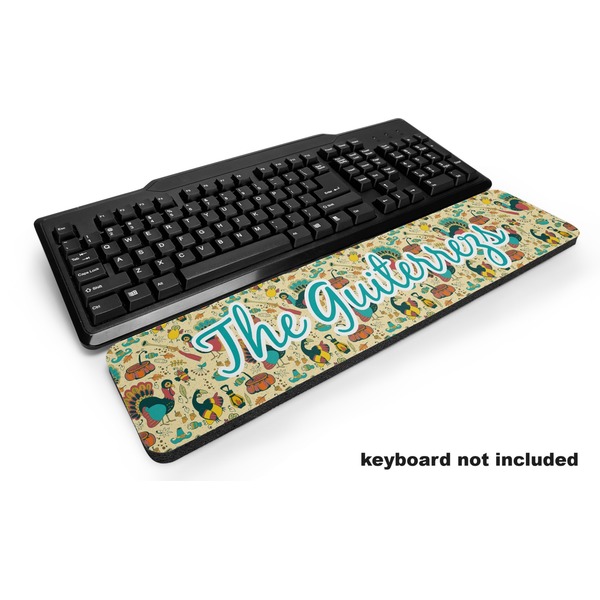 Custom Old Fashioned Thanksgiving Keyboard Wrist Rest (Personalized)