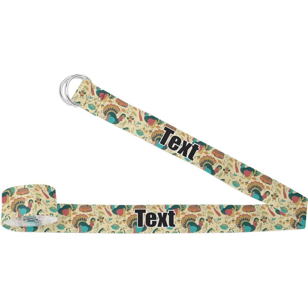 Custom Old Fashioned Thanksgiving Yoga Strap (Personalized)