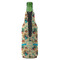 Old Fashioned Thanksgiving Zipper Bottle Cooler - BACK (bottle)