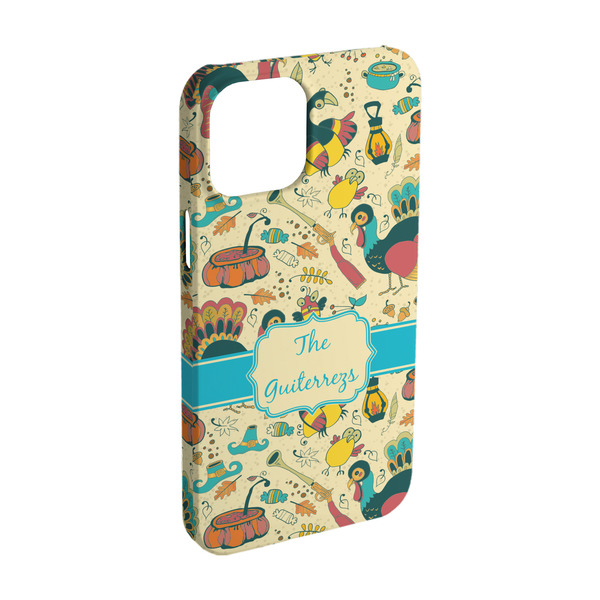 Custom Old Fashioned Thanksgiving iPhone Case - Plastic - iPhone 15 (Personalized)