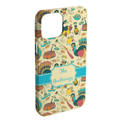 Old Fashioned Thanksgiving iPhone Case - Plastic (Personalized)