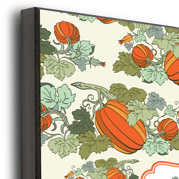 Pumpkins 11x14 Wood Print - Closeup