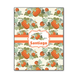 Pumpkins Wood Print - 11x14 (Personalized)