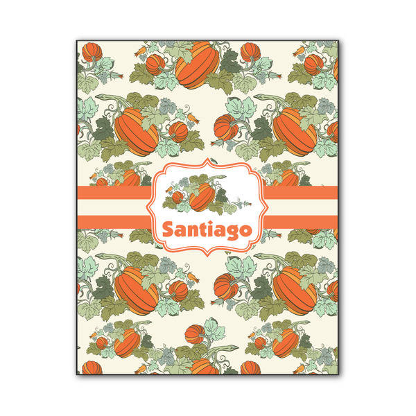 Custom Pumpkins Wood Print - 11x14 (Personalized)