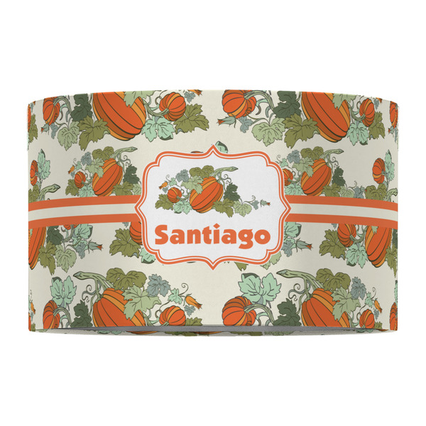 Pumpkins 12" Drum Lampshade - FRONT (Fabric)