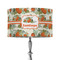 Pumpkins 12" Drum Lampshade - ON STAND (Fabric)