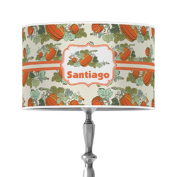Pumpkins 12" Drum Lamp Shade - Poly-film (Personalized)
