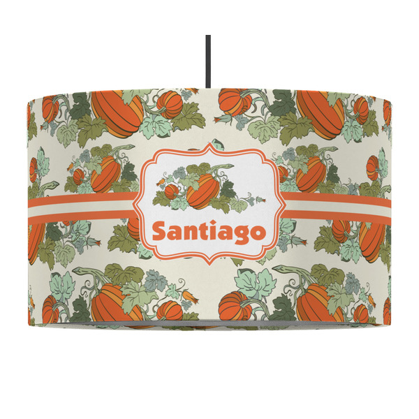 Pumpkins 12" Drum Lampshade - PENDANT (Fabric)