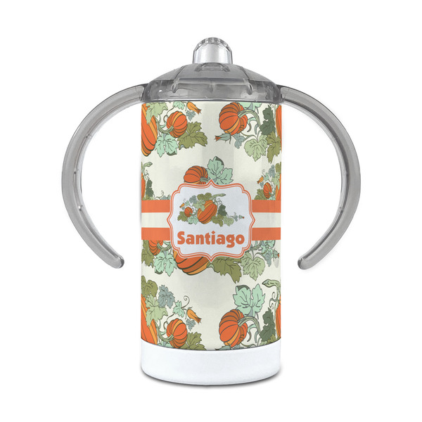 Custom Pumpkins 12 oz Stainless Steel Sippy Cup (Personalized)