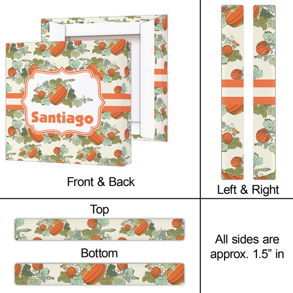 Pumpkins 12x12 - Canvas Print - Approval