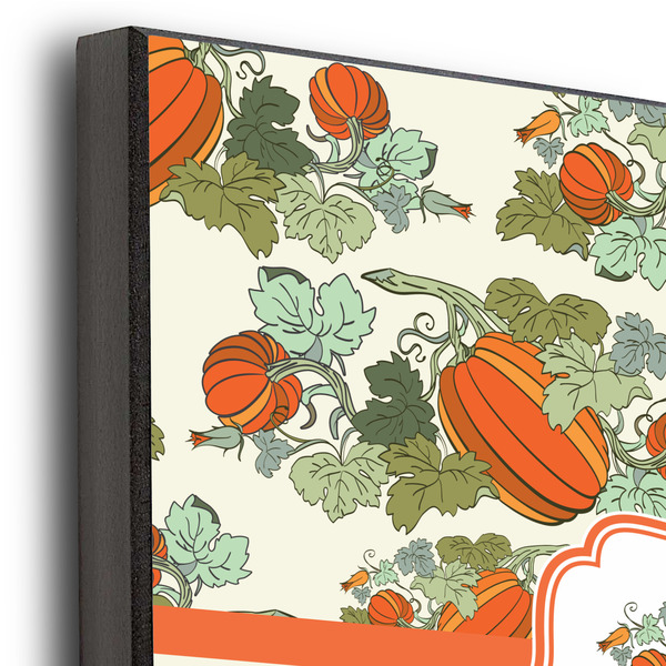 Pumpkins 12x12 Wood Print - Closeup