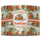 Pumpkins 16" Drum Lampshade - FRONT (Fabric)