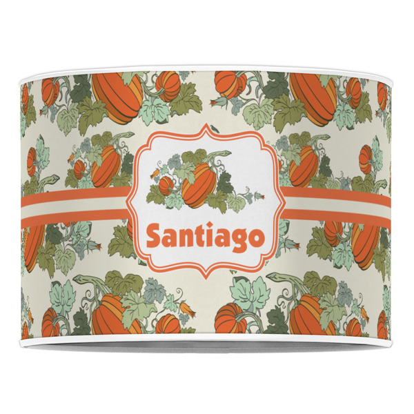 Pumpkins 16" Drum Lampshade - FRONT (Poly Film)