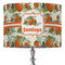 Pumpkins 16" Drum Lampshade - ON STAND (Fabric)